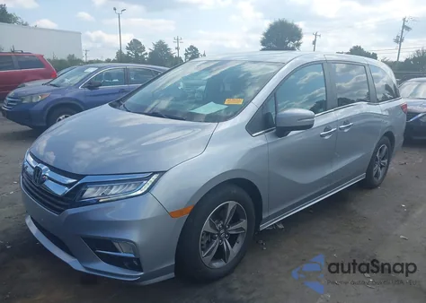 2018 Honda Odyssey Touring from USA, damaged, VIN 5FNRL6H88JB077505